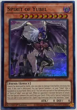 Yugioh Spirit of Yubel MP25-EN151 Ultra Rare 1st Edition - Image 1