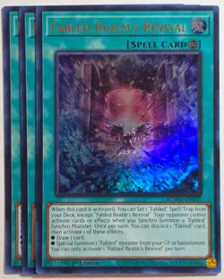 Yugioh x3 Fabled Realm's Revival BLMM-EN015 Ultra Rare 1st Edition - Image 1