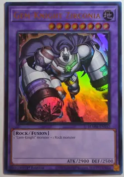 Yugioh Gem-Knight Zirconia BLMM-EN142 Ultra Rare 1st Edition - Image 1
