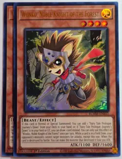 Yugioh x2 Wonko, Noble Knight of the Forest BLMM-EN035 Ultra Rare 1st Edition - Image 1