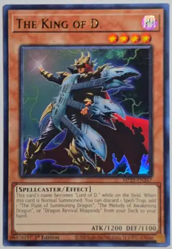Yugioh The King of D MP25-EN267 Ultra Rare 1st Edition - Image 1