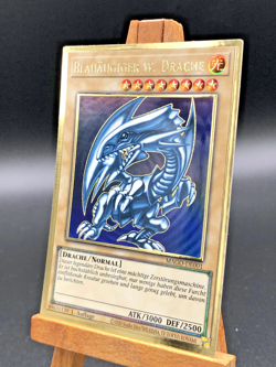 YuGiOh Blauaugiger Weisser Drache 1. Auflage Gold Rare MAGO-DE001 NM - Image 3