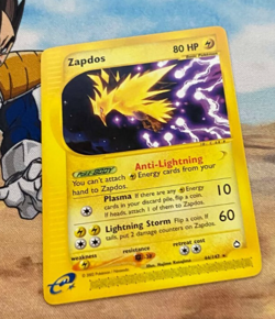 Zapdos Aquapolis 44/147 Regular Rare Pokemon Card Excellent Condition! - Image 1