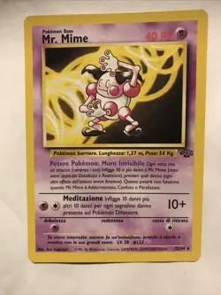 Pokemon TCG ITALIAN Jungle Mr. Mime 22/64 Regular Rare Card - Image 1