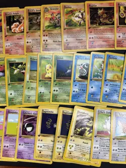 1st Edition Pokemon Card Lot DMG NM MP HP Vintage TCG VTG Trading Cards 90s Y2K - Image 2