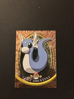 2000 Topps Tv Animation Pokemon Foil Card Dratini #147 - Image 1
