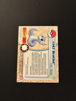 2000 Topps Tv Animation Pokemon Foil Card Dratini #147 - Image 2