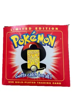 Pokemon Limited Edition 23K Gold Plated Trading Card - Mewtwo - 1999 - Image 1
