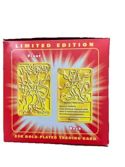 Pokemon Limited Edition 23K Gold Plated Trading Card - Mewtwo - 1999 - Image 3