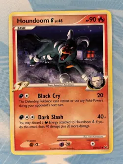 Houndoom G 50/127 - Platinum SP Uncommon Pokemon TCG Card - LP - Image 1