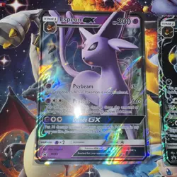 Pokemon TCG JUMBO CARDS Umbreon GX Sm36 Espeon GX Sm35 SM36 Black Star - Image 2