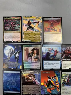 Spider-Man MTG 49 Card Lot Collector Boosters Cards Rares Mythics Holos & MORE - Image 2