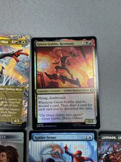 Spider-Man MTG 49 Card Lot Collector Boosters Cards Rares Mythics Holos & MORE - Image 4