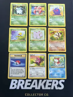 1st Edition Lot Of 9 Jungle Vintage 1999 WOTC Pokemon Cards - Image 1