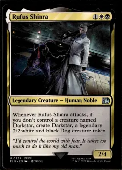 Rufus Shinra | 0238 | Uncommon | MTG X Final Fantasy - Image 1