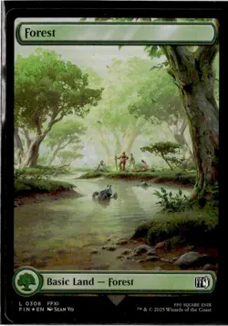 Forest (Foil) | 0308 | L | MTG X Final Fantasy - Image 1