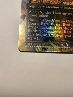 Spider-Ham, Peter Porker (Borderless) 0201 MTG Marvel's Spider-Man Foil M/NM - Image 3