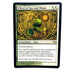 Wheel of Sun and Moon LP Shadowmoor Rare MTG Photos Magic the Gathering - Image 1
