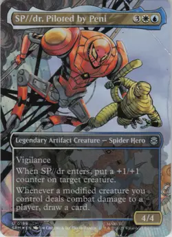 SP//dr, Piloted by Peni (Borderless) U Marvel's Spider-Man 199 NM Foil MTG - Image 1