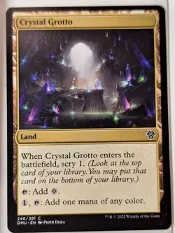 Crystal Grotto - Dominaria United - Magic the Gathering MTG Nice! - Image 1