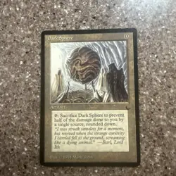 Dark Sphere - The Dark - Magic The Gathering - MP - MTG - Image 1