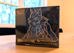 Pokemon Center Exclusive Mega Evolution Lucario Elite Trainer Box (ETB) Sealed - Image 1