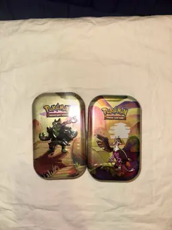 Pokemon TCG: Scarlett & Violet: Shrouded Fable Mini Tins *NEW Lot of 7 tins - Image 1