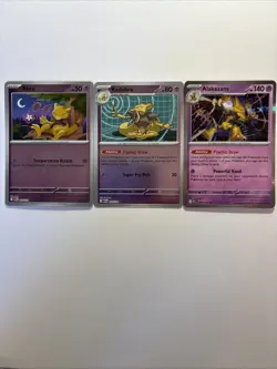 pokemon mega evolution Abra Kadabra Alakazam Line - Image 1