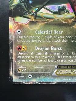 Pokemon Rayquaza EX 85/124 Dragons Exalted Holo (NM) - Image 4
