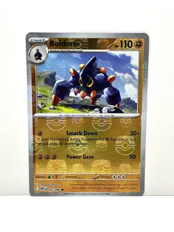 Pokemon TCG Boldore (Master Ball Pattern) 047/086 White Flare Holo NM - Image 1