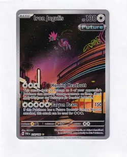 (NM) Iron Jugulis 216/182 SV04: Paradox Rift Illustration Rare Pokemon - Image 1