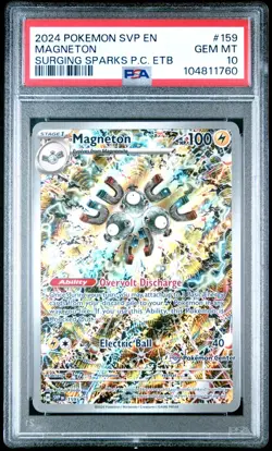 PSA 10 Pokemon Center Surging Sparks Magneton Promo Sv: Scarlet & Violet - Image 1