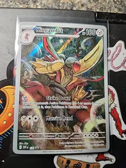 Pokemon Kingambit Art Rare Black Star Promo Shrouded Fable Pokemon - Image 1
