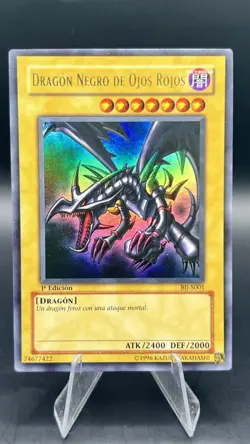 Dragon Negro De Ojos Rojos BIJ-S001 1st Edicion Red Eyes Black Dragon (Spanish) - Image 1