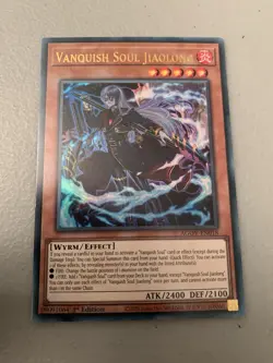 EURO Yu-Gi-Oh! 1x Vanquish Soul Jiaolong AGOV-EN018 UR 1st Ed LP - Image 1