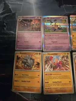 Pokemon 151 Lot 6 Card Mime, Haunter, Marowak, Rhyhorn, Dugtrio, Hitmonchan - Image 2