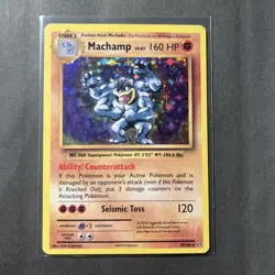 Pokemon TCG XY Evolutions Machamp Holo Rare Card 59/108 LP Condition - Image 1