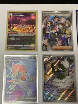 Pokemon TCG 12 Card Lot Full Arts, Art Rares, Gold, Promos - Image 3
