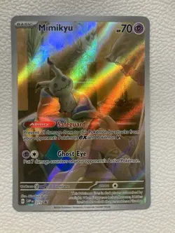 Pokemon TCG Mimikyu Scarlet & Violet Promo Card 075/Promo Near Mint Condition - Image 1