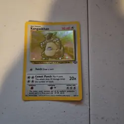1st Edition KANGASKHAN Holo 5/64 Jungle Set Pokemon Card 1999 WOTC Holo - Image 1
