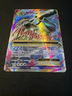 Pokemon TCG Mega M Blastoise EX Evolutions Full Art Ultra Rare Holo Card 102/108 - Image 2