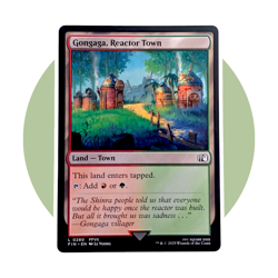 Final Fantasy Magic The Gathering Card (K50): Gongaga, Reactor Town 0280 - Image 1