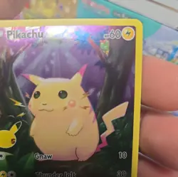 Pokemon TCG Celebrations Pikachu Card 5/25 Holographic, Near Mint Condition - Image 4