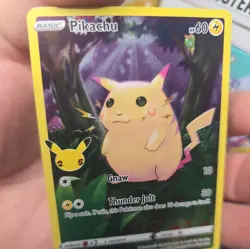 Pokemon TCG Celebrations Pikachu Card 5/25 Holographic, Near Mint Condition - Image 5