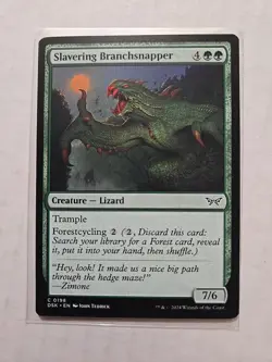 Slavering Branchsnapper - Duskmourn - LP - MTG Magic - Common - Creature - Image 1