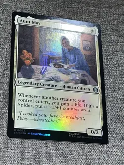 Aunt May (FOIL) x1 - MTG Marvel's Spider-Man SPM #3 0003 - Image 1