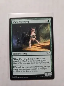 Wary Watchdog - Duskmourn - LP - MTG Magic - Common - Creature - Image 1