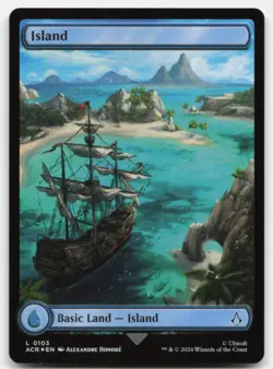 MTG Island FOIL (0103) L Universes Beyond: Assassin's Creed 103 LP - Image 1