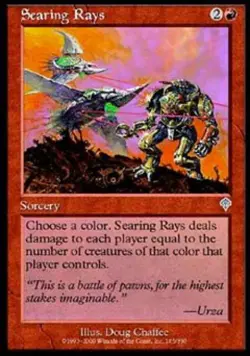Searing Rays -Foil Medium Play MTG Invasion - Image 1