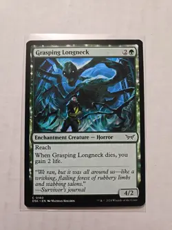 Grasping Longneck - Duskmourn - LP - MTG Magic - Common - Creature - Image 1